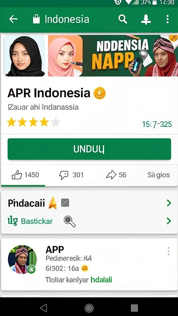 Tampilan antarmuka yang menarik dan user-friendly.
