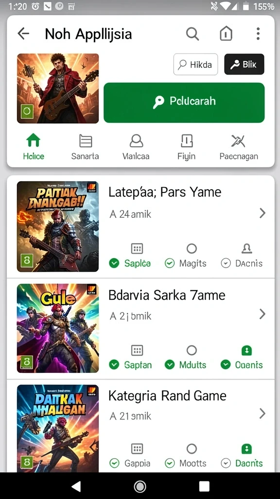 Beragam pilihan permainan yang menghibur untuk dinikmati.