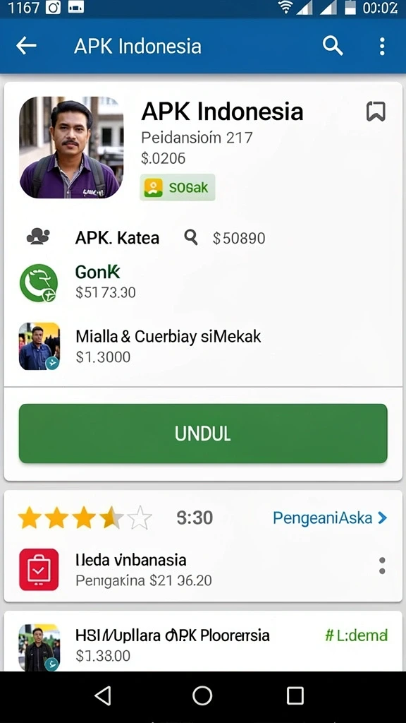 Tampilan antarmuka yang user-friendly dan menarik.