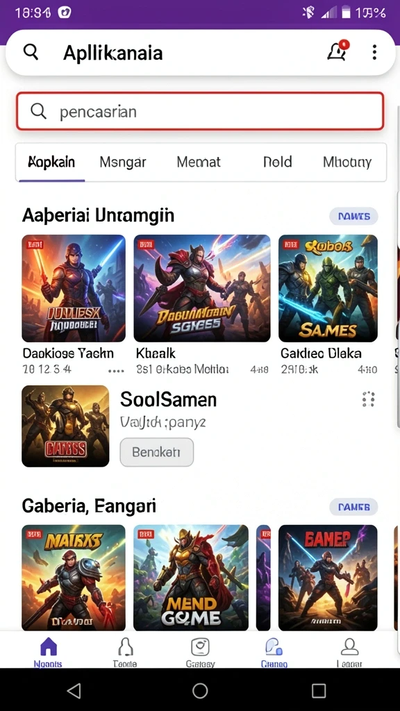 Tampilan antarmuka yang menarik dan mudah dinavigasi.