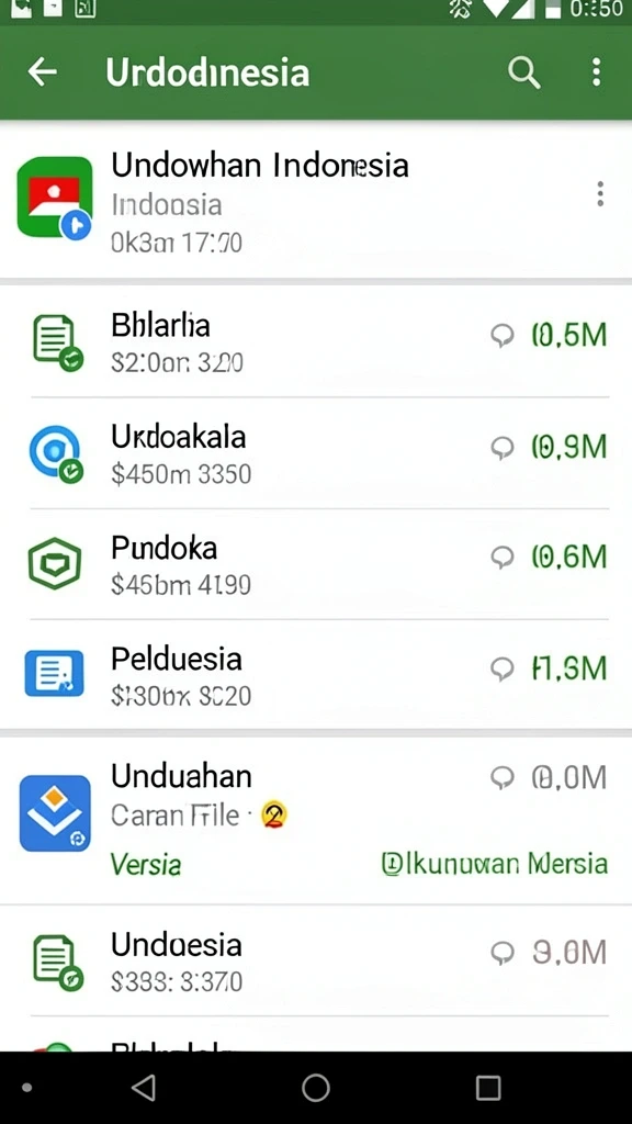Menu pengaturan yang mudah dipahami dan diakses.