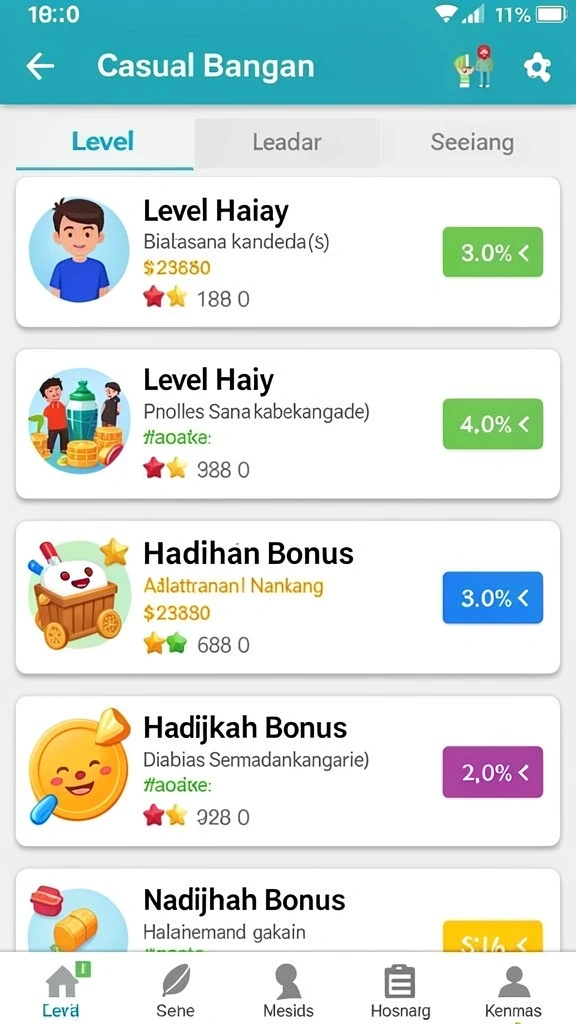 Tampilan antarmuka yang menarik dan mudah digunakan.