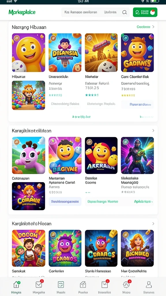 Karakter unik dengan kemampuan berbeda.