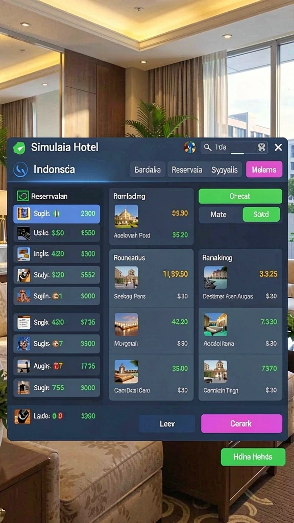 Tampilan antarmuka yang intuitif dan mudah digunakan.