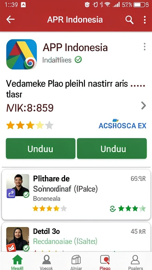 Tampilan antarmuka yang intuitif dan mudah dipahami.