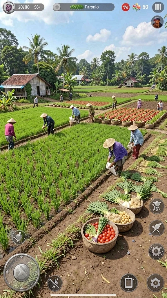Tampilan awal aplikasi dengan antarmuka yang menarik.