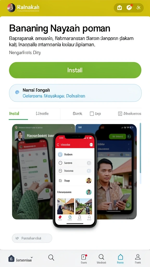 Tampilan antarmuka pengguna yang intuitif dan menarik.