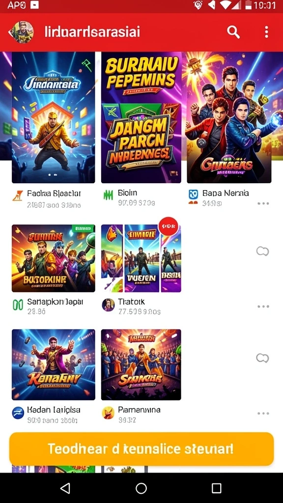 Tampilan antarmuka yang modern dan menarik.