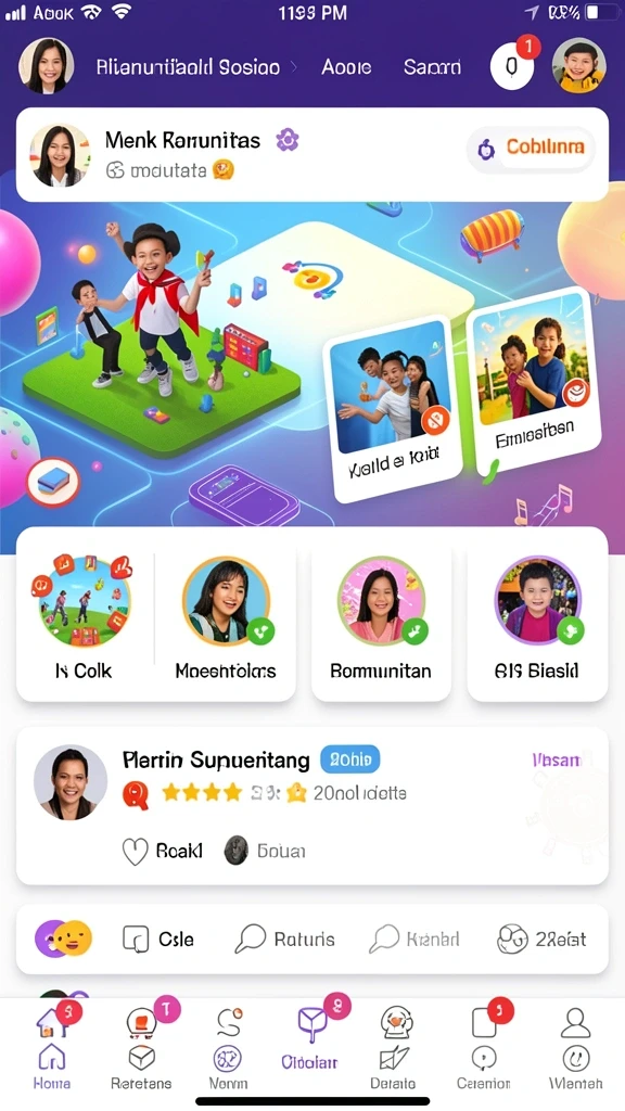 Pengguna dapat melihat statistik permainan secara real-time.
