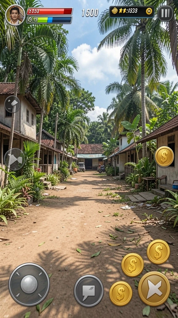 Screenshot memperlihatkan level baru yang menantang.