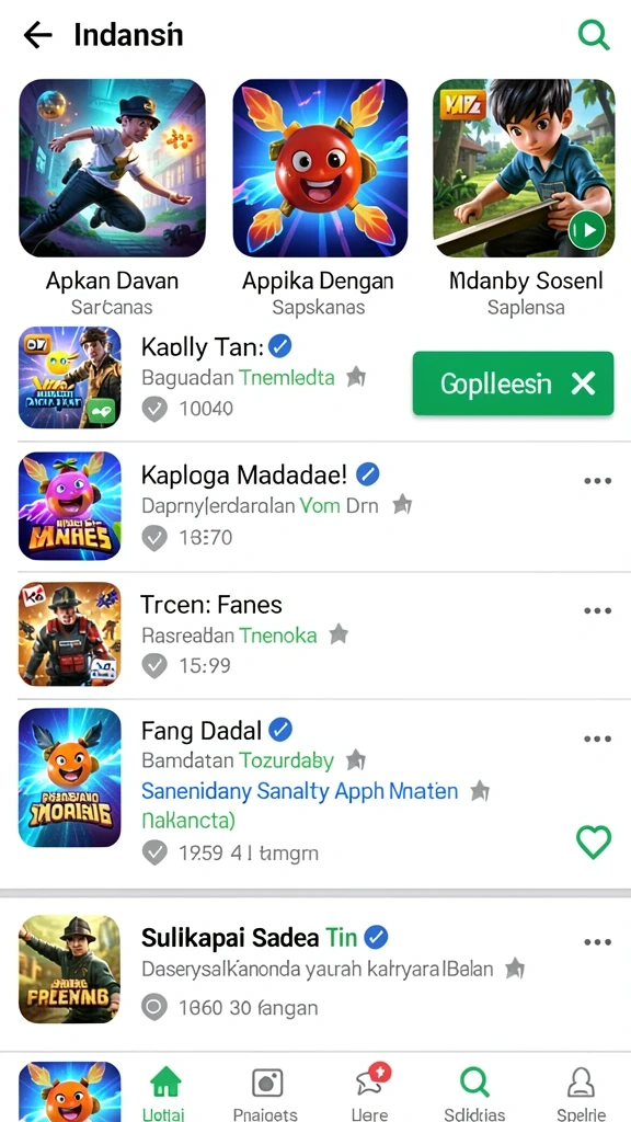 Peringkat global yang menunjukkan posisi Anda.