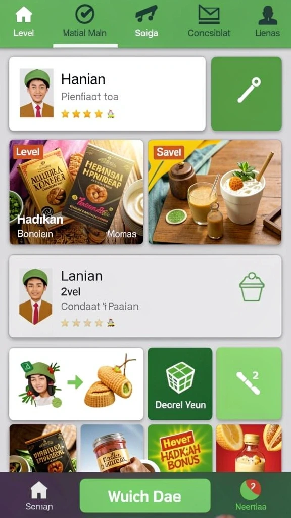 Tampilan antarmuka yang menarik dan mudah dipahami.