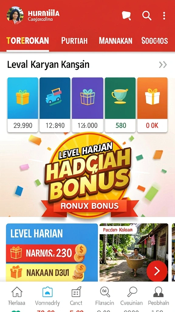 Tampilan antarmuka yang menarik dan mudah digunakan.