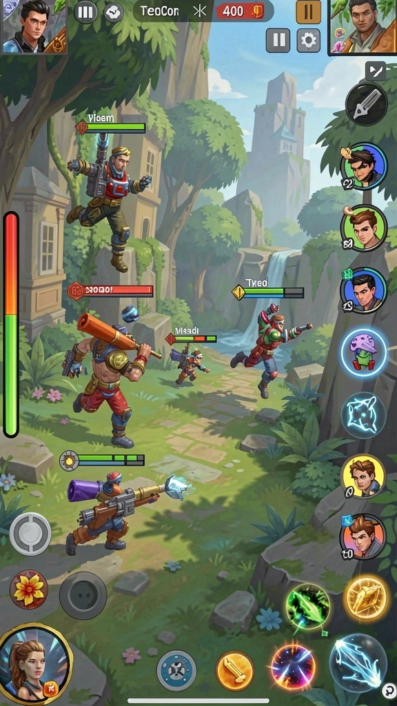 Fitur multiplayer yang menghubungkan pemain dengan mudah.