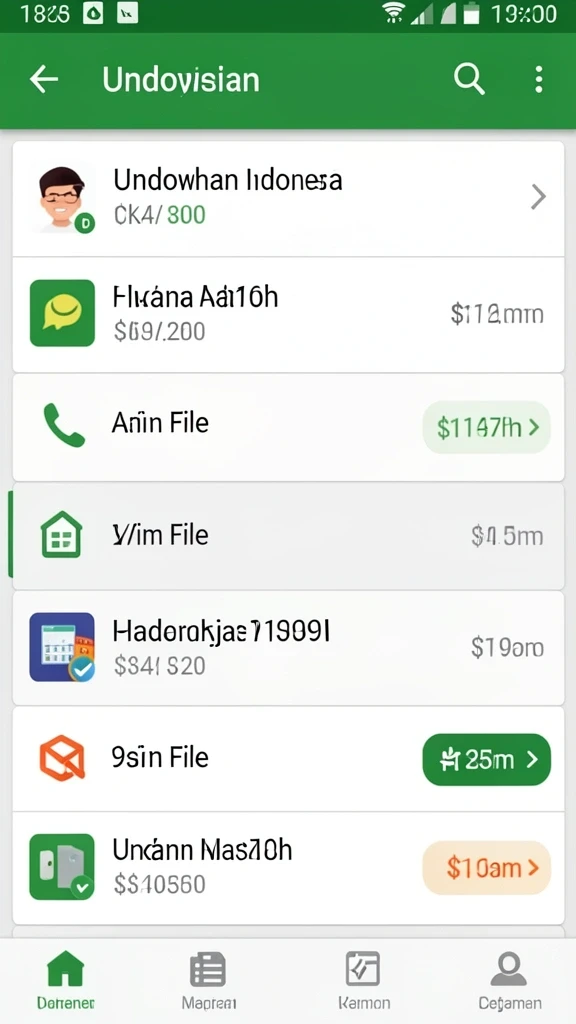 Interface pengguna yang intuitif dan mudah digunakan.