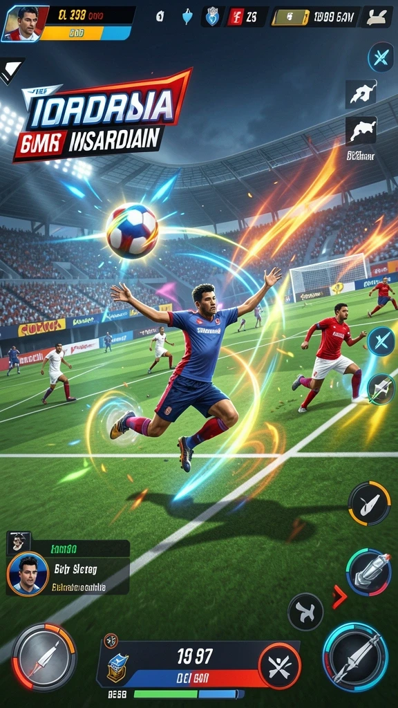 Screenshot menunjukkan mode permainan yang berbeda dan menantang.