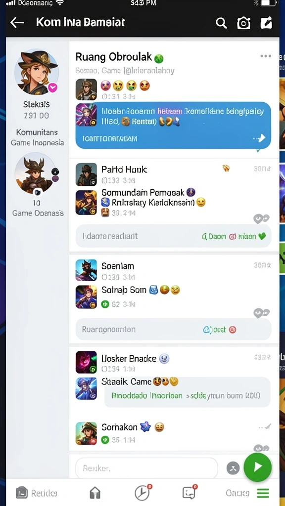 Screenshot: Salah satu karakter unik dalam SAYAP33.