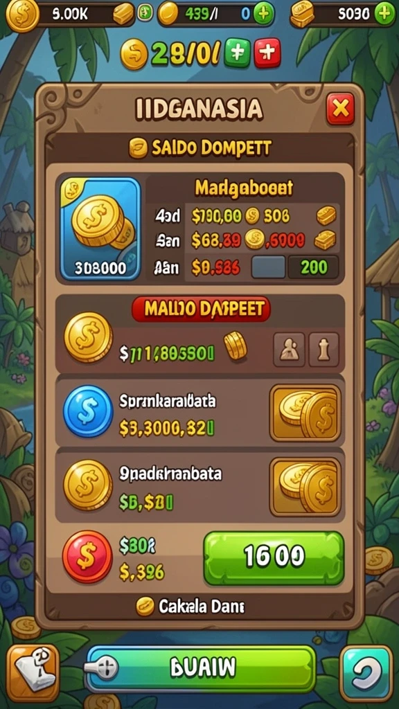 Screenshot: Momen penuh aksi di dunia SAYAP33.