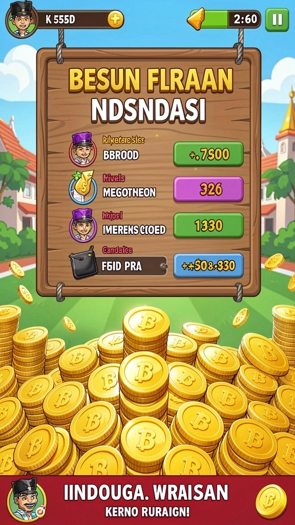 Screenshot memperlihatkan fitur bonus harian yang menggiurkan.