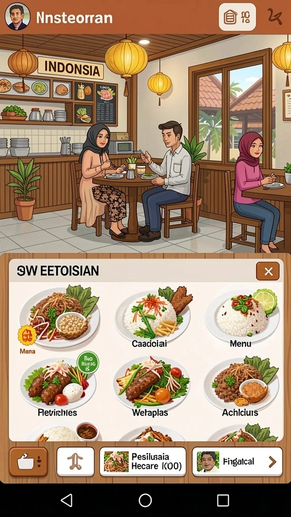 Karakter unik dengan desain menarik.