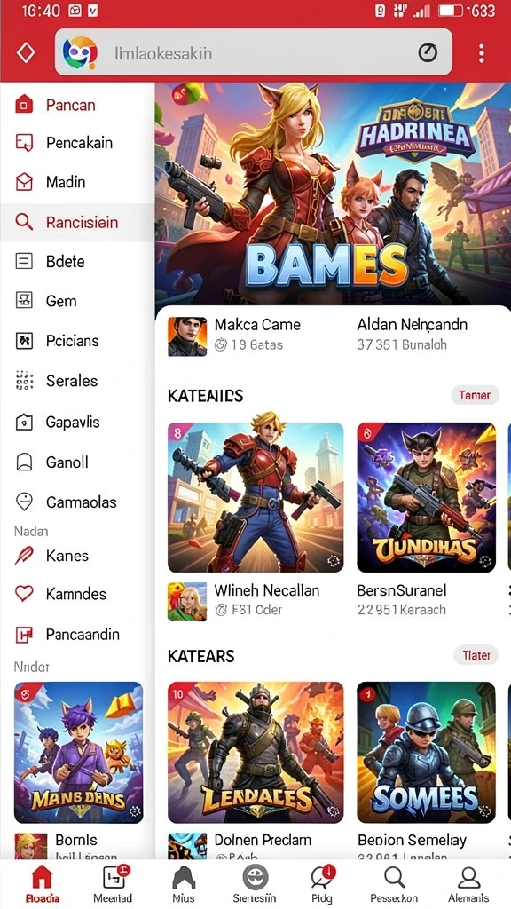 Grafik yang cerah dan menarik.