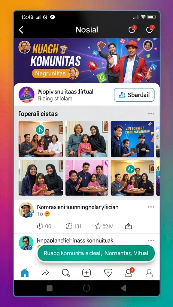 Tampilan antarmuka yang menarik dan user-friendly.