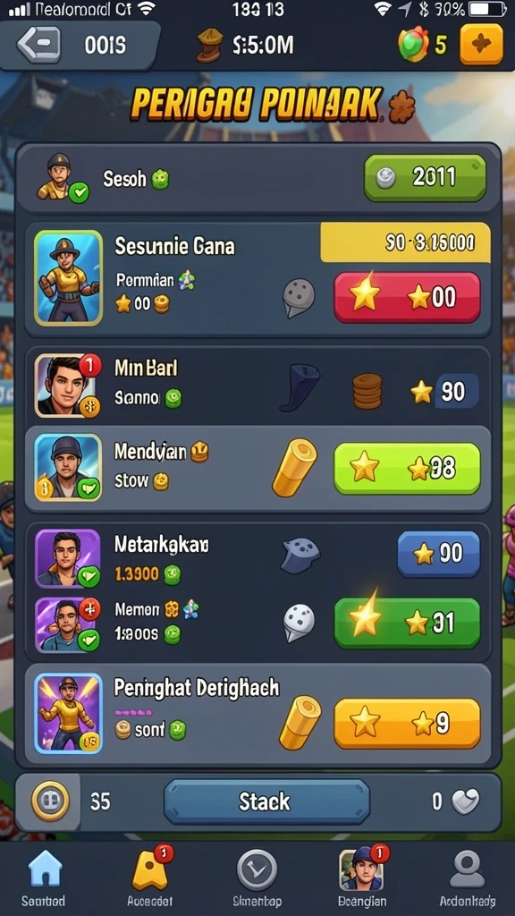 Tantangan seru di setiap level membuat permainan semakin menarik.